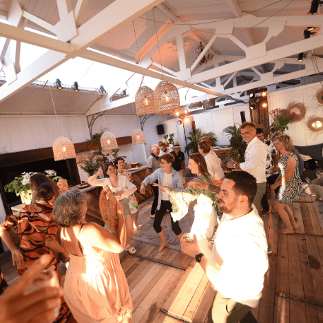 trouwfeest met dj live opstelling